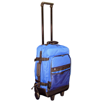 AMERICAN TRAVELER® Rolling Backpack - Great size bag for daily use or an overnight visit. Fill up the pockets and roomy interior then wheel away with ease.